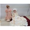 Image 1 : 3 Porcelain Collector Dolls 19'' , 17'' , 15'' 