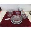 Image 1 : Anchor& Pyrex Pie Plates, Casserole Dish, Coffee Pot 