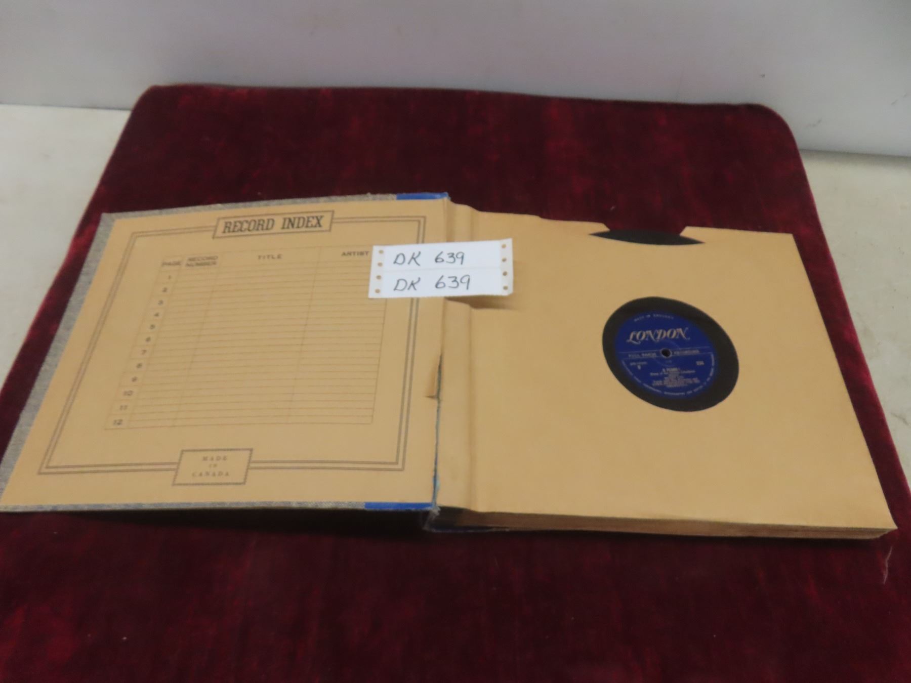 Album with 78 RPM Records