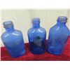 Image 2 : 3 Philips Milk Magnetic Cobalt Bottles (Vintage)