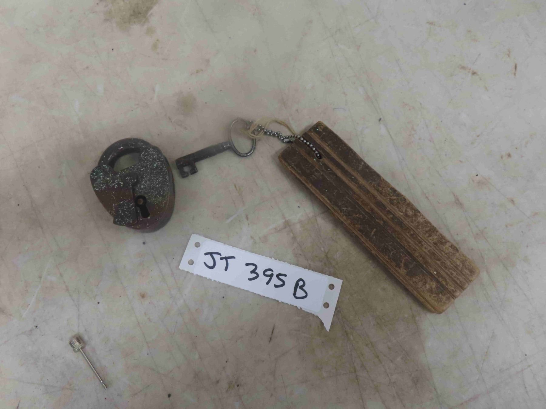 Antique Padlock with Key