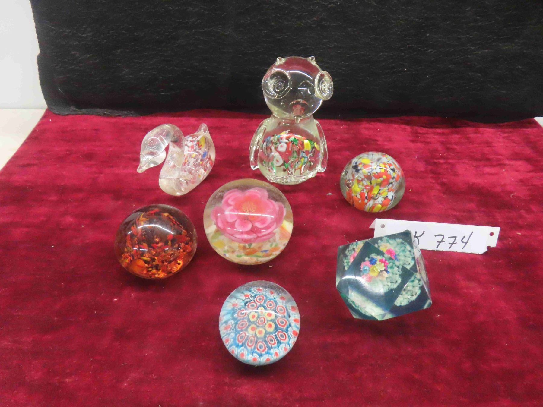 Paperweights Matrix 7 Colorful Paper Weights