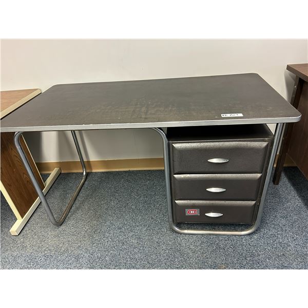 *OFFSITE* Metal desk with 3 drawers 48”w x 24”d x 27.5”h