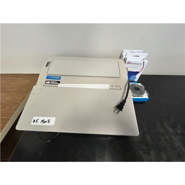 *OFFSITE* Smith Corona XL1900 Typewriter (works) and supplies