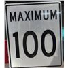 Image 1 : Maximum 100 ighway sign