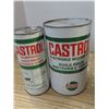 Image 2 : 3 different 2 cycle castrol oil tins( full)