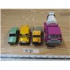 Image 1 : 4 different toy trucks tonka, marx, etc