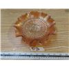 Image 1 : 9" patterned Marigold carnival bowl