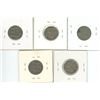Image 2 : 5 USA 5c COINS.  1917/1927/1929/1930/1935