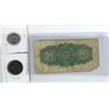 Image 2 : CANADIAN CURRENCY; 1900 25c/1901 1c/1951 CENTENNIAL 5 c.