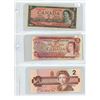 Image 1 : 3 CANADIAN 2$ BILLS 1954/1974/1986
