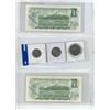 Image 2 : 1973 2 X 1$ BILL/1$ COIN/50c COIN/25 c COIN WITH RCMP.