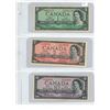 Image 1 : 1954 CANADIAN BILLS 1$/2$/10$