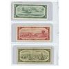 Image 2 : 1954 CANADIAN BILLS 1$/2$/20$