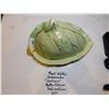 Image 1 : ROYAL WINTON GRUMWADES, LEAFWARE, BUTTER/CHEESE DISH AND COVER