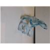 Image 3 : ART GLASS FLOWER, MURANO STYLE LILY, BLUE