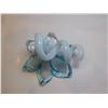 Image 8 : ART GLASS FLOWER, MURANO STYLE LILY, BLUE