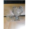 Image 3 : CZECH CUT CRYSTAL, PINWHEEL DESIGN CANDY DISH WITH LID