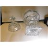 Image 5 : CZECH CUT CRYSTAL, PINWHEEL DESIGN CANDY DISH WITH LID