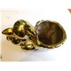 Image 4 : VINTAGE SHINY GOLD DEER BY STUMP PENCIL HOLDER