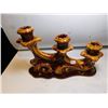 Image 1 : BLUE MOUNTAIN POTTERY, YELLOW BROWN CANDLE HOLDER