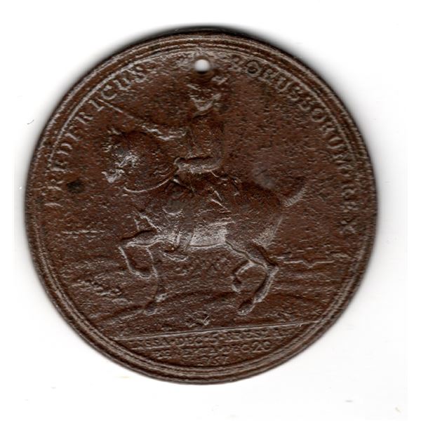 1757 BATTLE OF ROSBACH AND LISSA MILITARY TOKEN
