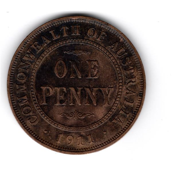 1911 AUSTRALIAN ONE PENNY