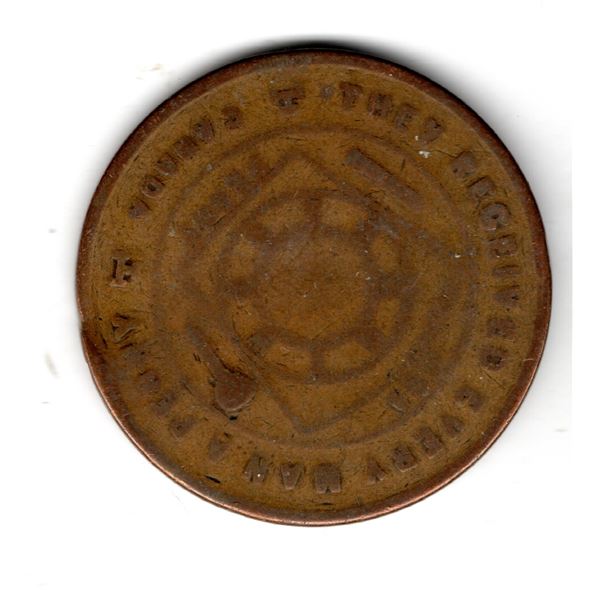 SASKATOON CHAPTER, NUMBER 4 MASON TOKEN