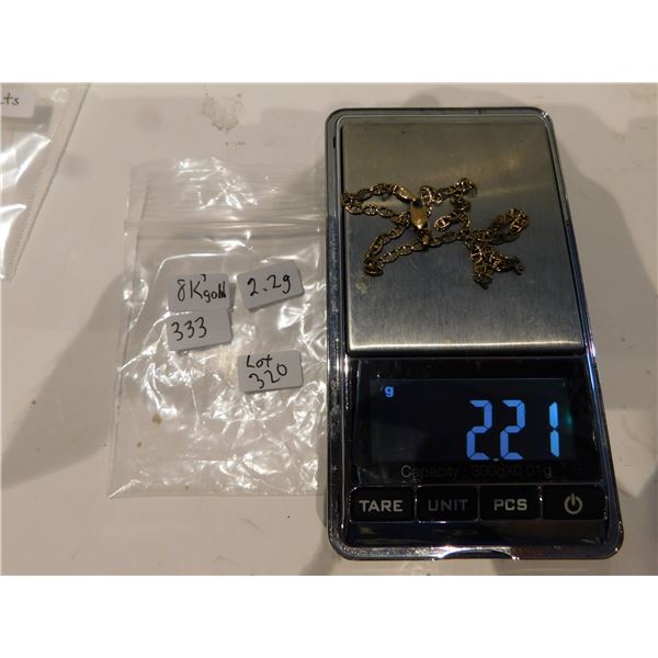 SCANDANAVIAN 8KT GOLD BRACELET