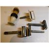Image 1 : VINTAGE GILETTE RAZORS AND SHAVING BRUSH