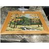 Image 1 : VINTAGE PAINT BY NUMBER 12 X 16” FRAME