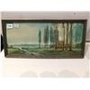 Image 1 : 6 ¾ X 14 ½ “FRAMED ARTWORK DAISY BAYOFF ON BACK