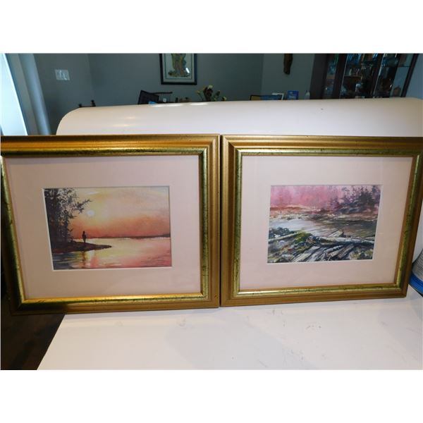 2 FRAMED WATER COLOURS