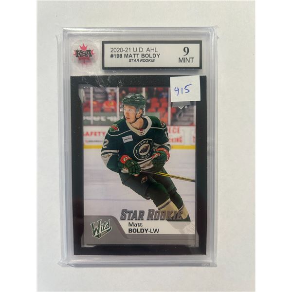 Matt Boldy - Rookie Card - Graded Mint