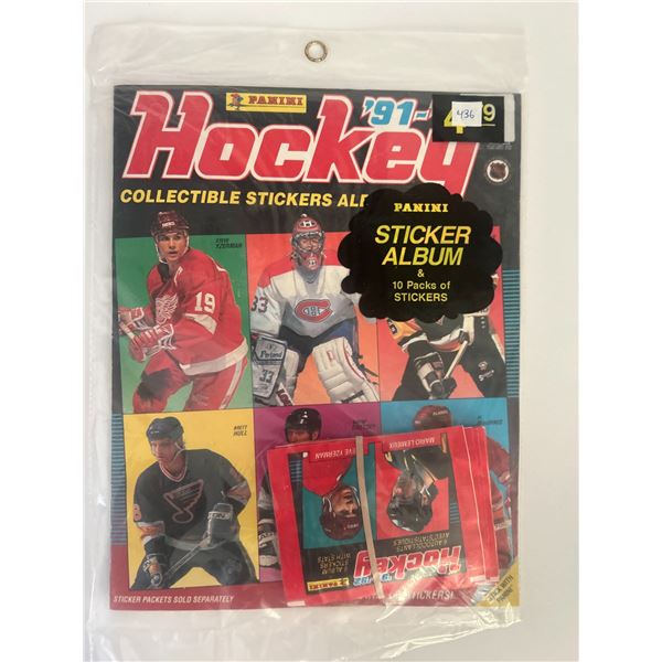 1991-92 Panini Hockey Sticker Album