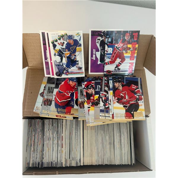 Box of Assorted Hockey Cards