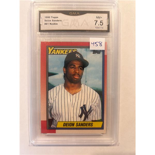 1990 - Dion Sanders - Rookie Card - Graded Near Mint