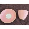 Image 2 : Adderly cotton candy pink teacup and saucer with gold handle and trim. No chips or cracks