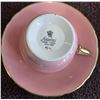 Image 3 : Adderly cotton candy pink teacup and saucer with gold handle and trim. No chips or cracks