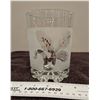 Image 1 : MCM DeValbor Italian frosted gold leaf wheat pattern ice bucket. 5 1/2" tall, 4" across. Heavy