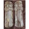 Image 1 : Pair of vintage Red Lobster Lighthouse glasses - 1980s. Lighthouse shaped with windows and wave desi