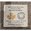 Image 3 : 2017 Canada $10 fine silver coin.  RCM.  Passion to Play series - Montreal Canadiens.  COA included