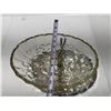 Image 2 : Vintage Indiana Glass Clear Oval Footed Harvest Grape Fruit Bowl.