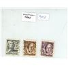 Image 1 : Lot of 3 old Stamps from the German State of Wurttemberg. Used.