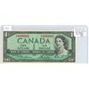 Image 1 : 1954 Modified Portrait $1. Lawson-Bouey signatures. X/F Prefix. BC-37d. Uncirculated.