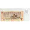 Image 1 : 1986 $2 Replacement note. Thiessen-Crow signatures. BBX Prefix with Small B. BC-55bA. VF-20.