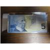 Image 2 : 2002 $5. Knight-Dodge signatures. ANV Prefix. BC-62a. Hockey. Choice Uncirculated.