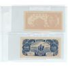 Image 2 : Lot of 2 Chinese notes from the Hainan Bank. Includes 1949 1 Cent & 1949 50 Cents. Issued during the