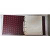 Image 2 : Empty Paper Money Binder with case. Made by Numis. Includes Outside Case. Holds 42 notes. Used.