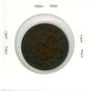Image 2 : 1884 Canadian Victorian Large Cent with Obverse 2 (Double Chin). F-15.